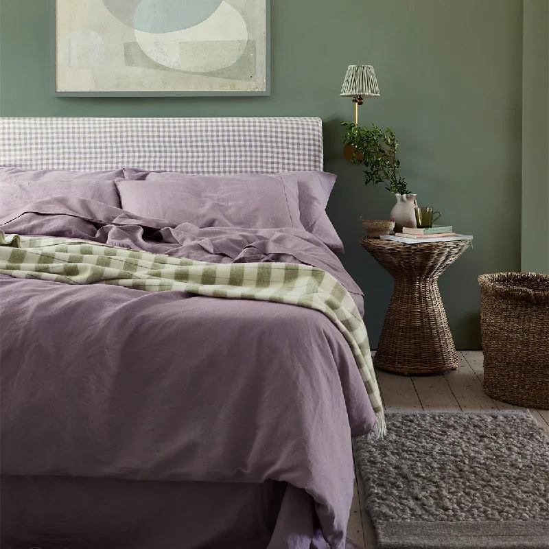 Elderberry Linen Blend Duvet Cover