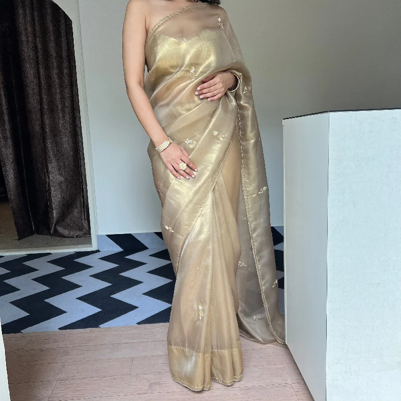 Gold Glamour Saree