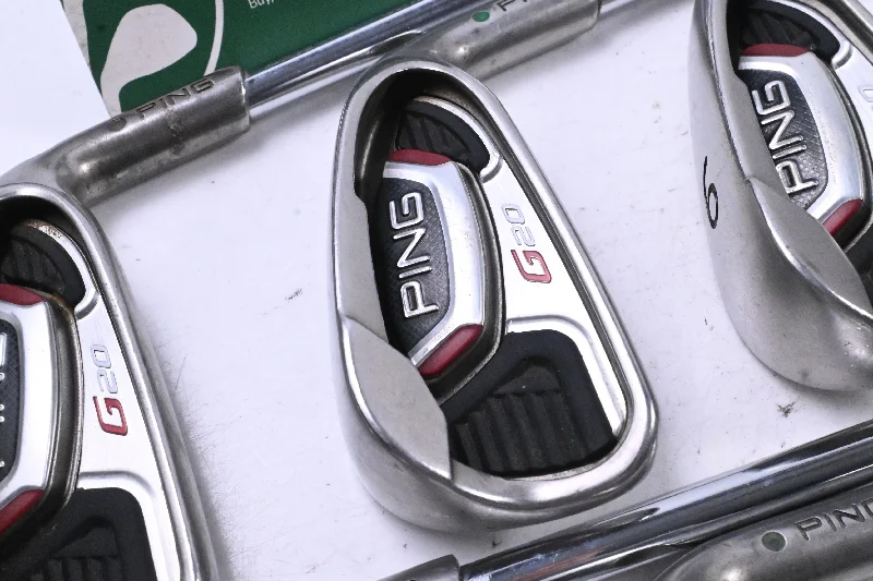 Ping G20 Irons / 4-PW+SW / Green Dot / Regular Flex Ping AWT 2.0 Shaft