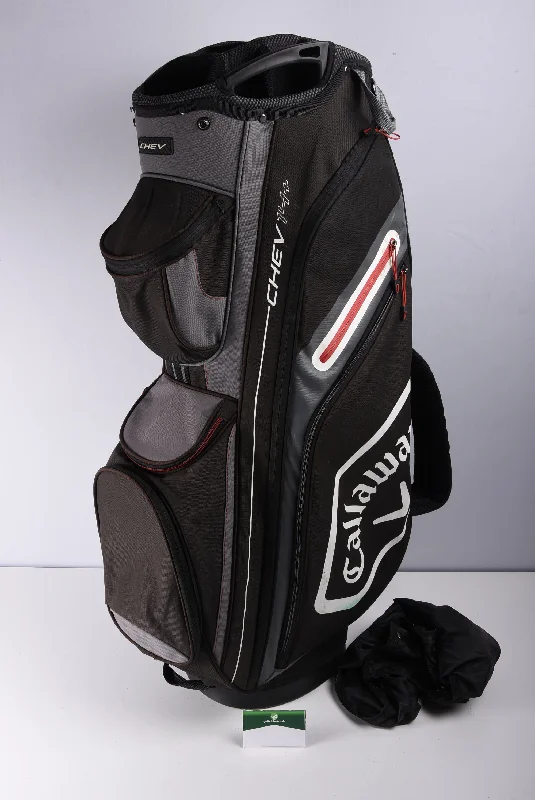 Callaway Chev 14+ Cart Bag / 14-Way Divider / Black & Grey