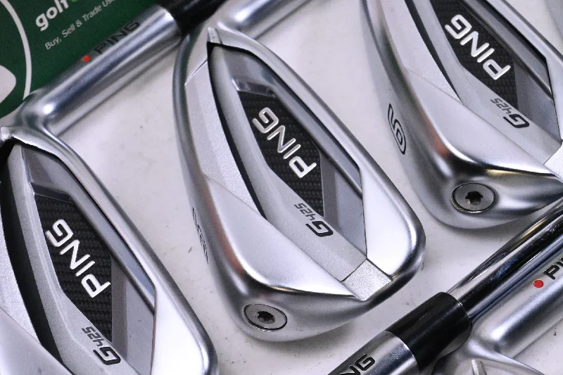 Ping G425 Irons / 4-PW+UW / Red Dot / Stiff Flex Ping AWT 2.0 Shafts