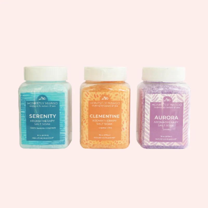 Aromatherapy Salt Soak Trio