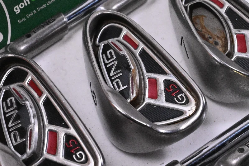 Ping G15 Irons / 5-PW+SW / Black Dot / Regular Flex Ping AWT Shafts