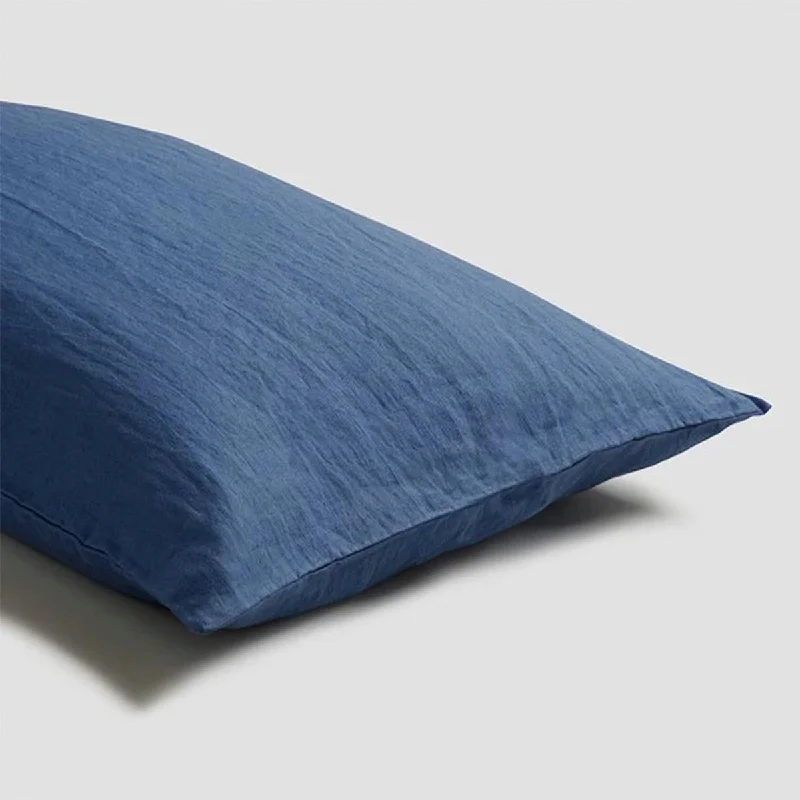 Blueberry Linen Blend Pillowcase (Pair)