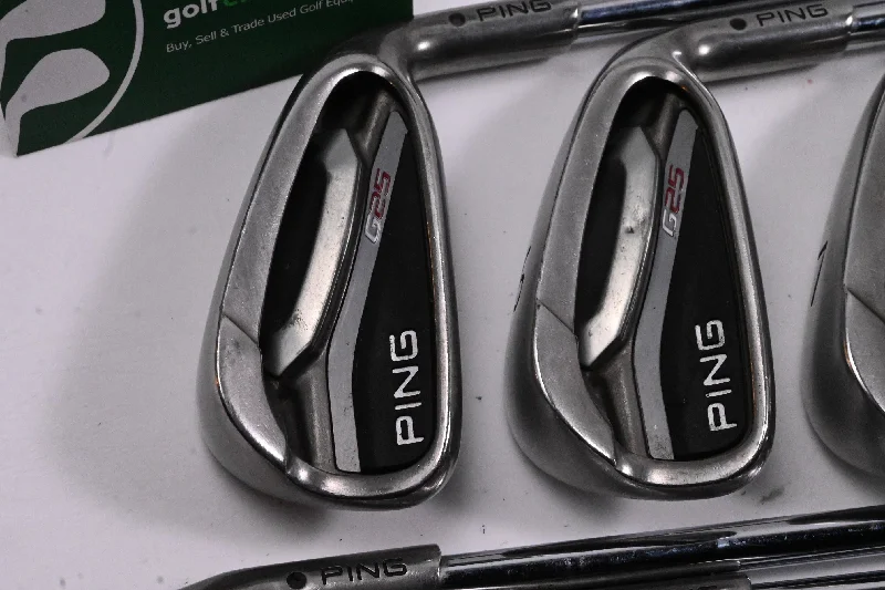 Ping G25 Irons / 5-PW+GW+SW / Black Dot / Stiff Flex Ping CFS Shafts