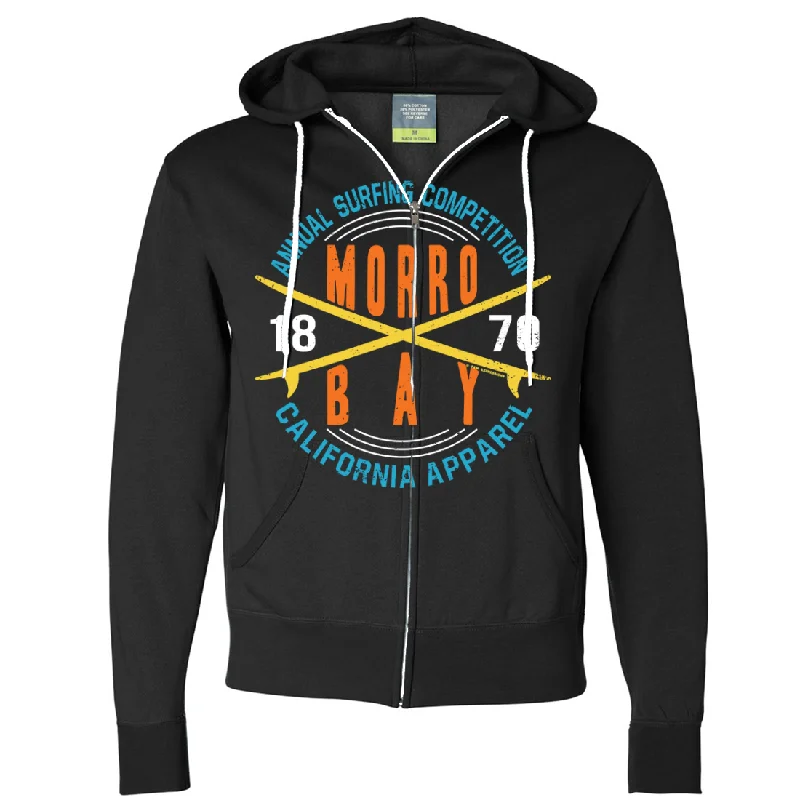 Annual Surfing Competition Zip-Up Hoodie