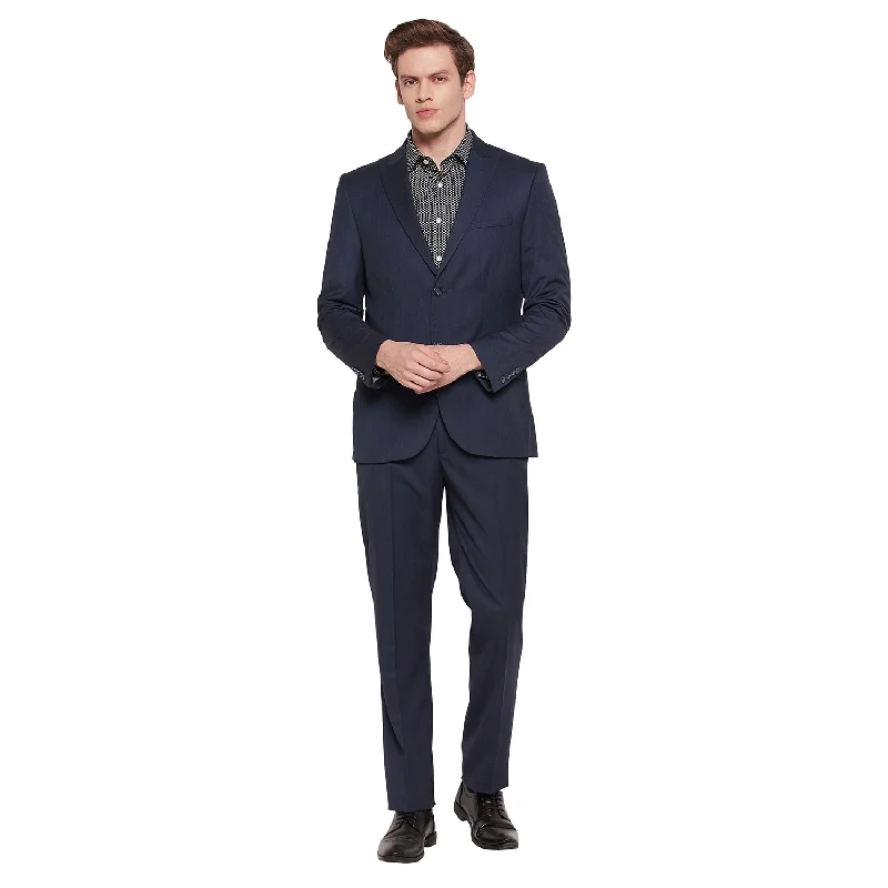 Men Navy 2 Piece Suit