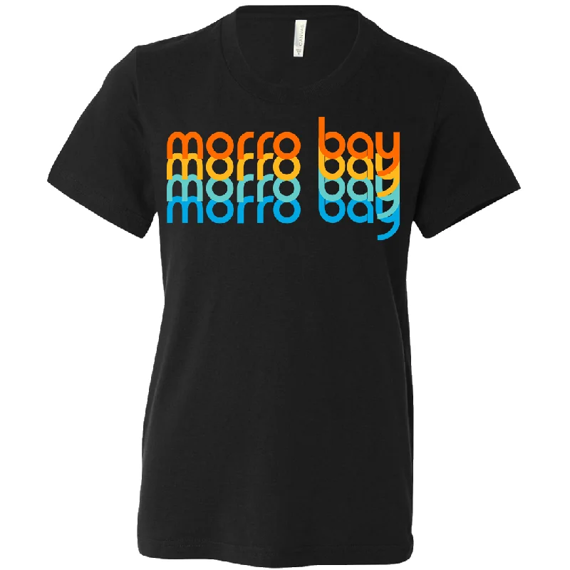 Morro Bay Stacked Asst Colors Youth T-Shirt/tee