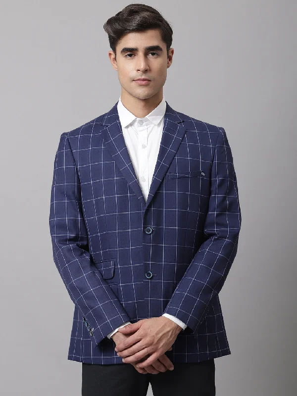 Men Navy Formal Blazer