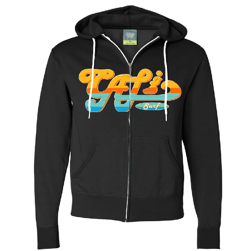 Cali Surf Zip-Up Hoodie