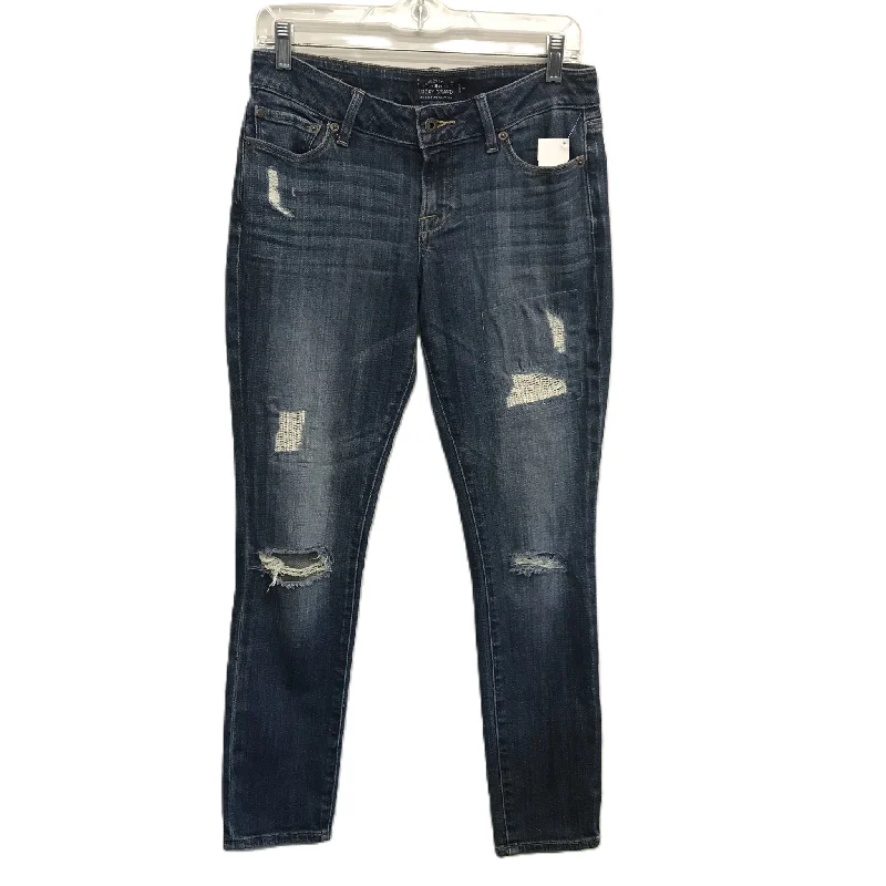 Blue Denim Jeans Skinny By Lucky Brand, Size: 4