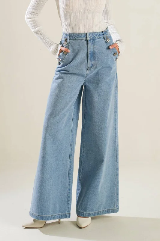 ADVENTURE AWAITS DENIM PANTS