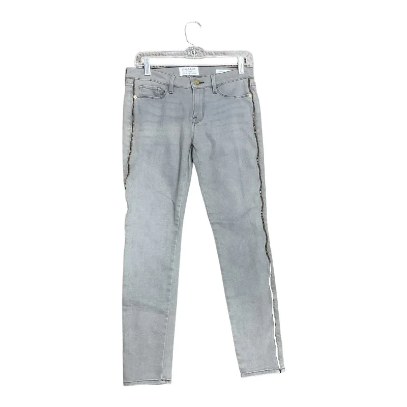 Grey Denim Jeans Designer Frame, Size 6