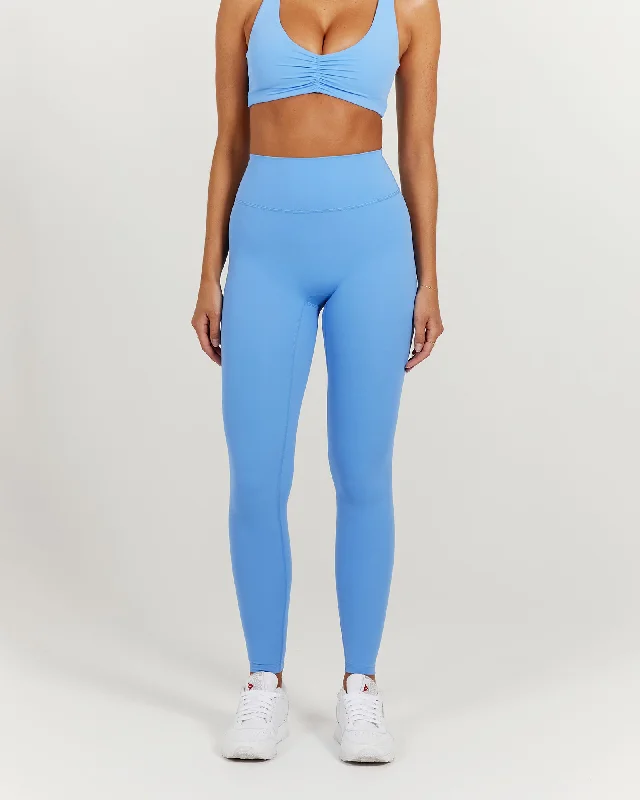 LUXE LEGGINGS 28" - AERIAL BLUE