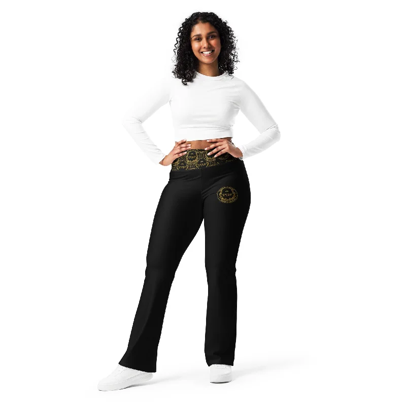 Most High God - Yahuah: The Strong Tower Designer Flare Leggings