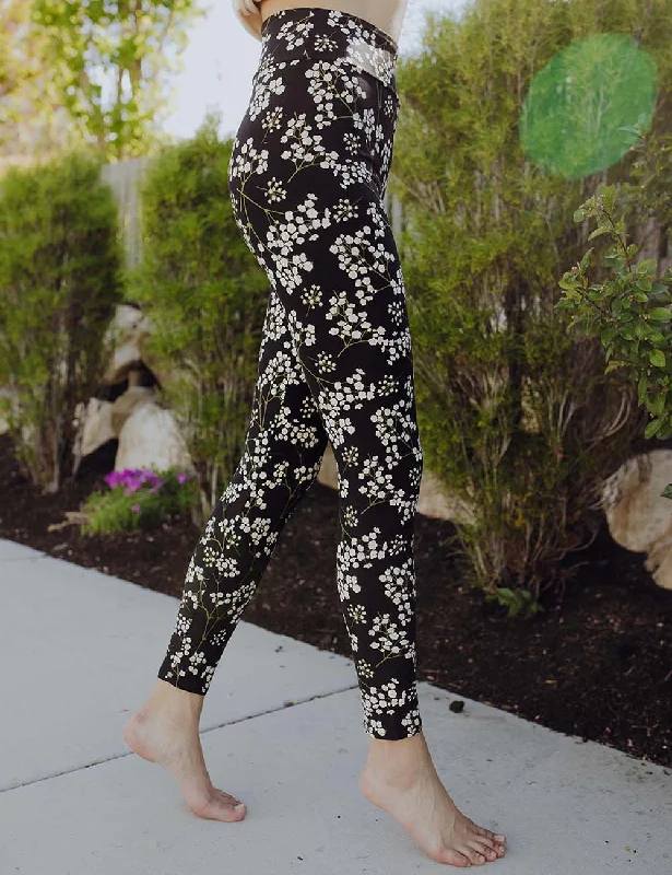 SA Exclusive Black Blossom Leggings