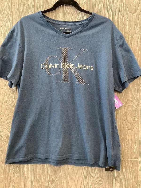 Top Short Sleeve By Calvin Klein  Size: L